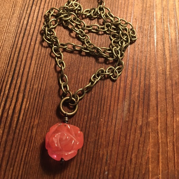 Handmade Jewelry - Ladies Rose Quartz Necklace